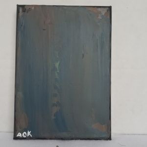 Current of Water. Acrylic painting.